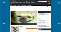 Desktop Screenshot of herculesthefrenchbulldog.com
