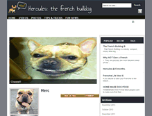 Tablet Screenshot of herculesthefrenchbulldog.com